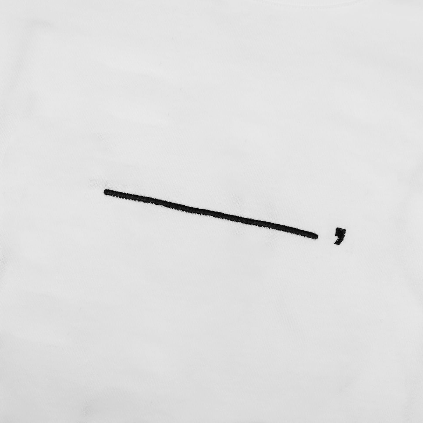 Checked Snakeskin Patchwork T-shirt - White