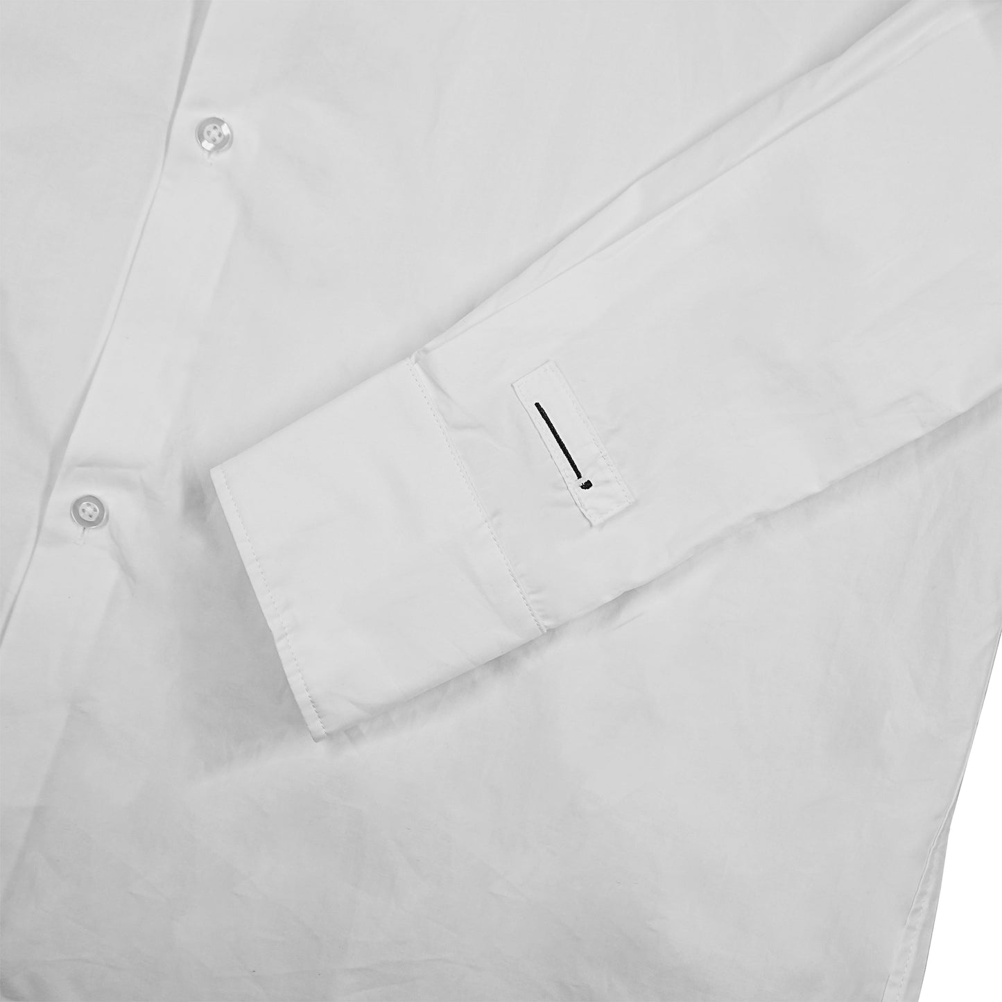 Toson, Glitch Irregular Shirt - White
