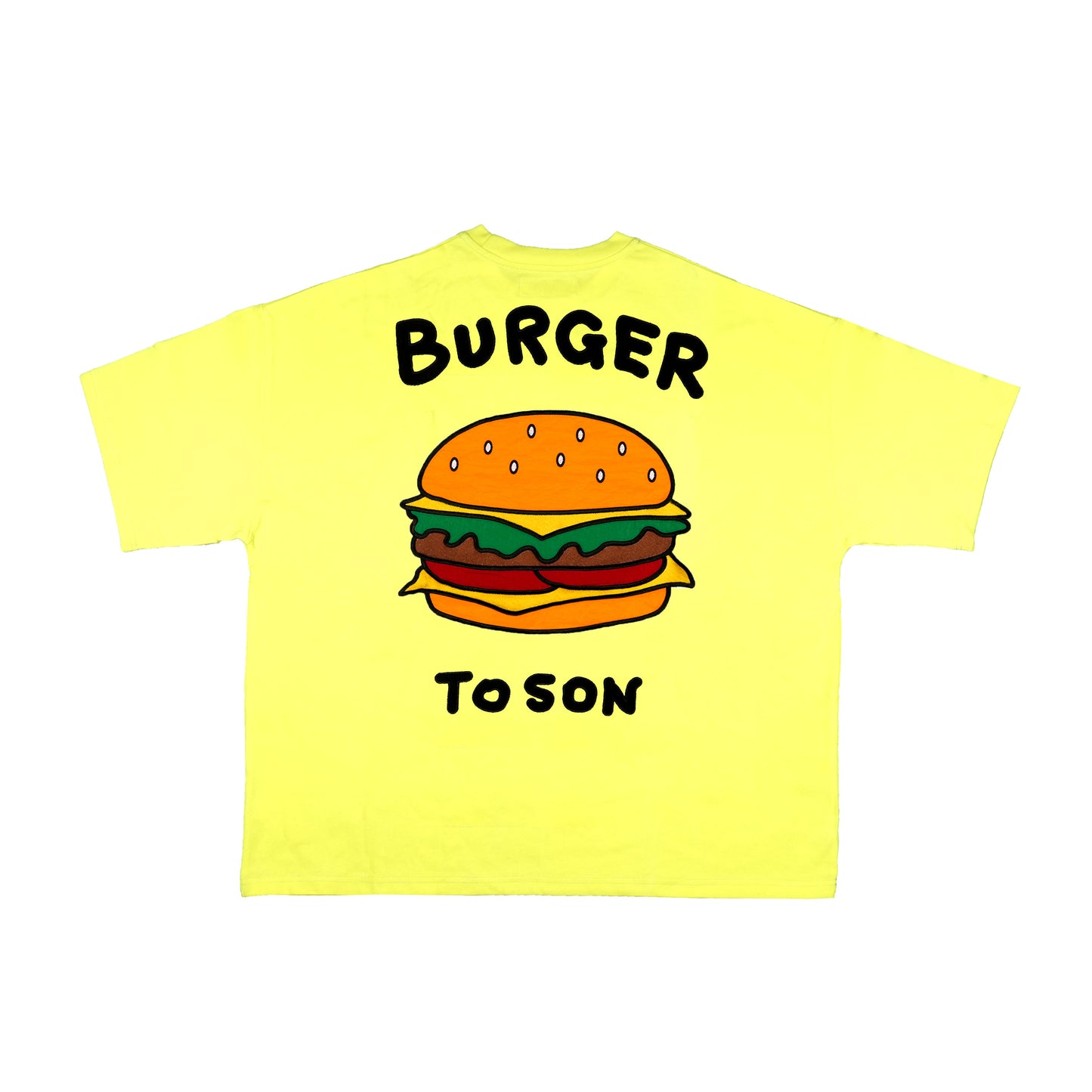 Toson, "Daruma" Patchwork T-shirt