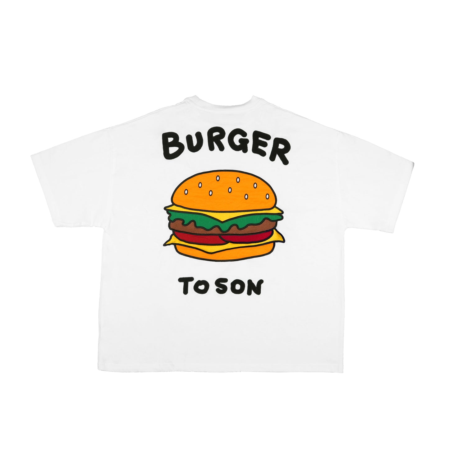 Toson, "Daruma" Patchwork T-shirt