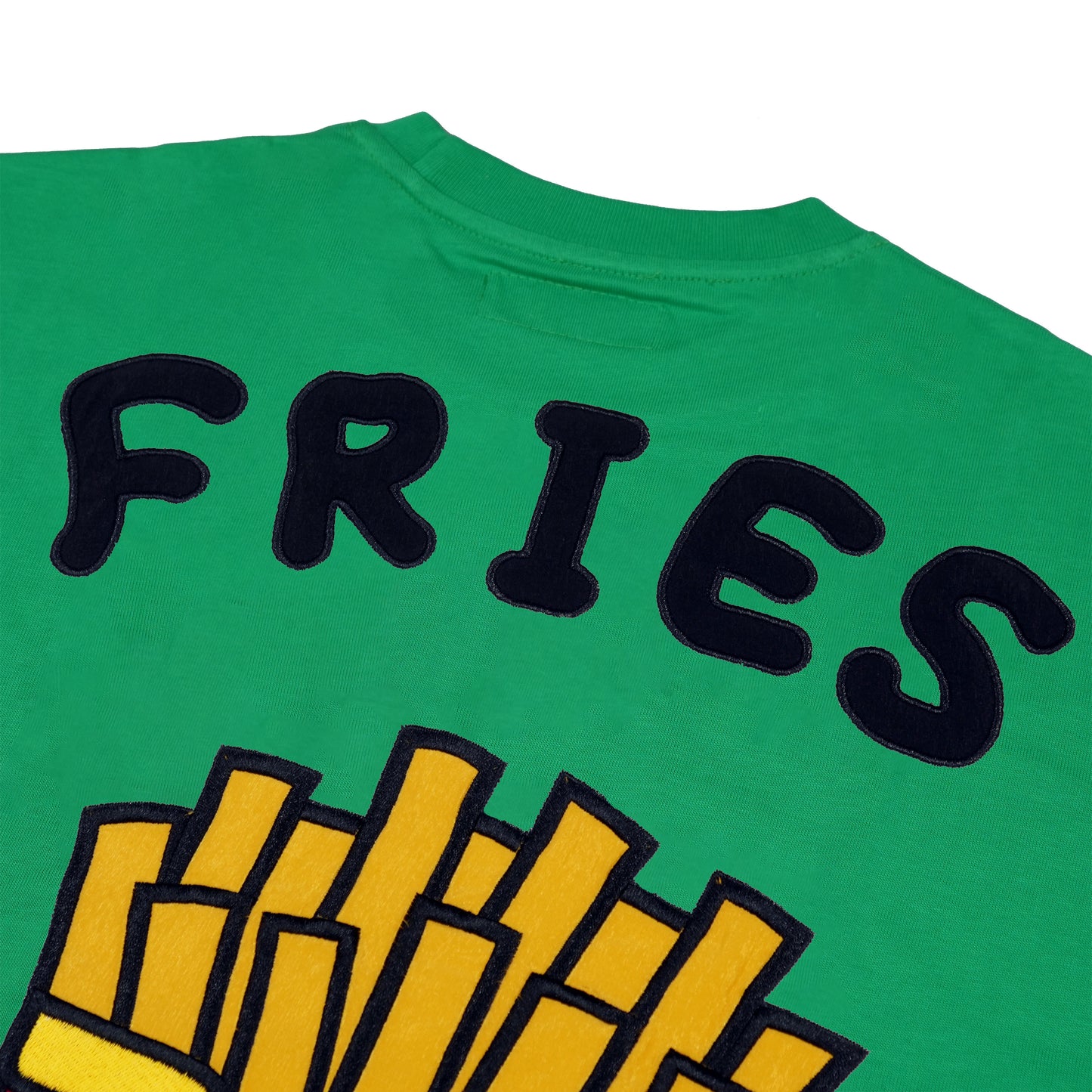 Toson, "Fries" Patchwork T-shirt