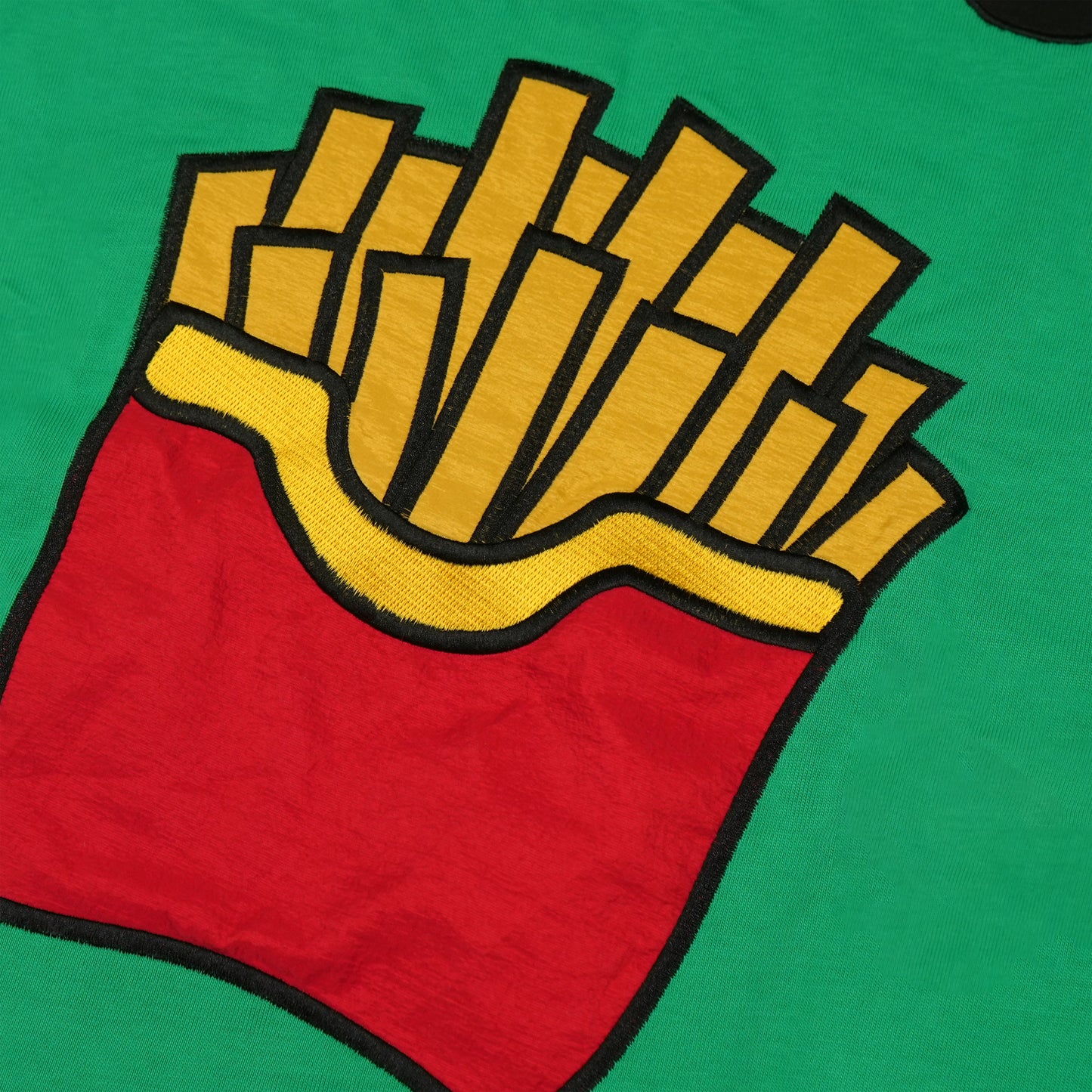 Toson, "Fries" Patchwork T-shirt