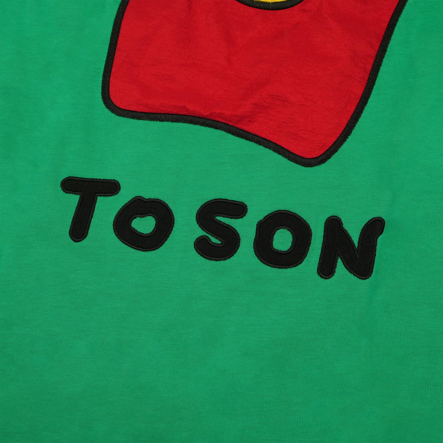 Toson, "Fries" Patchwork T-shirt