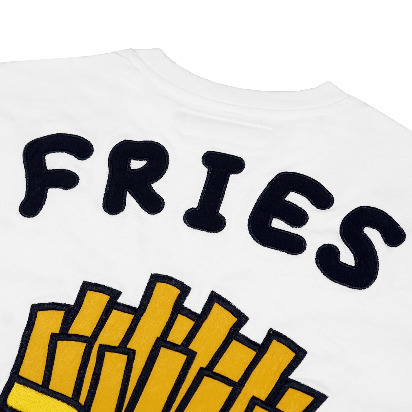 Toson, "Fries" Patchwork T-shirt