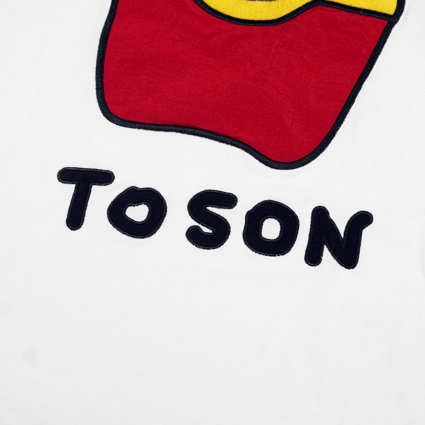 Toson, "Fries" Patchwork T-shirt