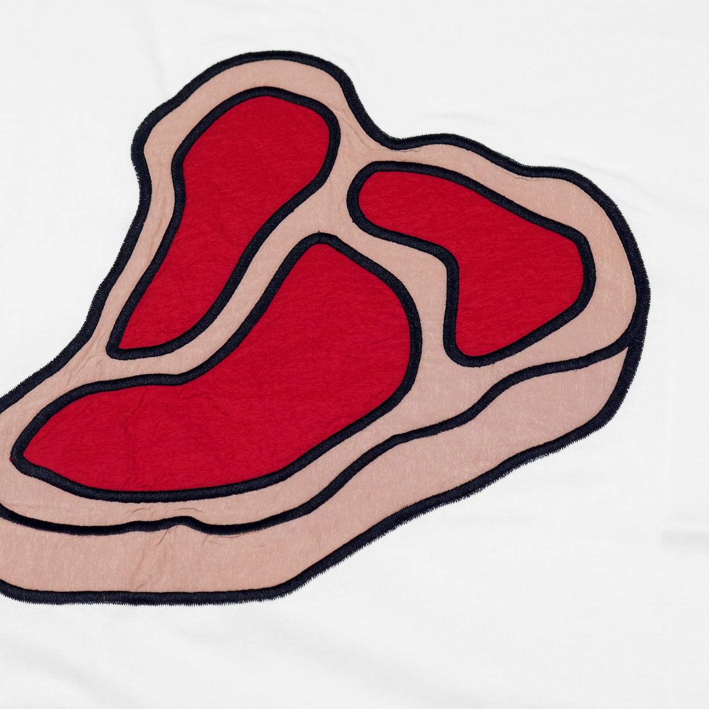 Toson, "Pancake" Patchwork T-shirt