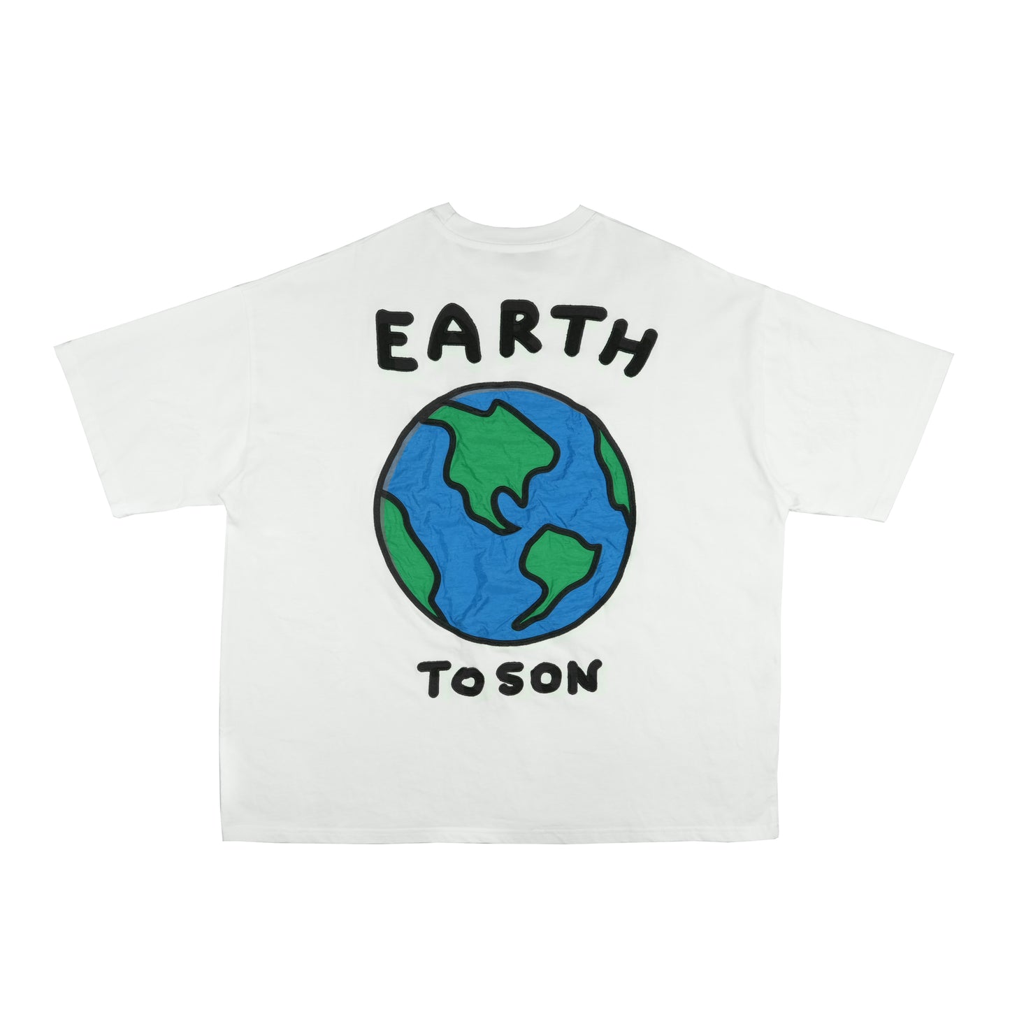 Toson, "Earth" Patchwork T-shirt