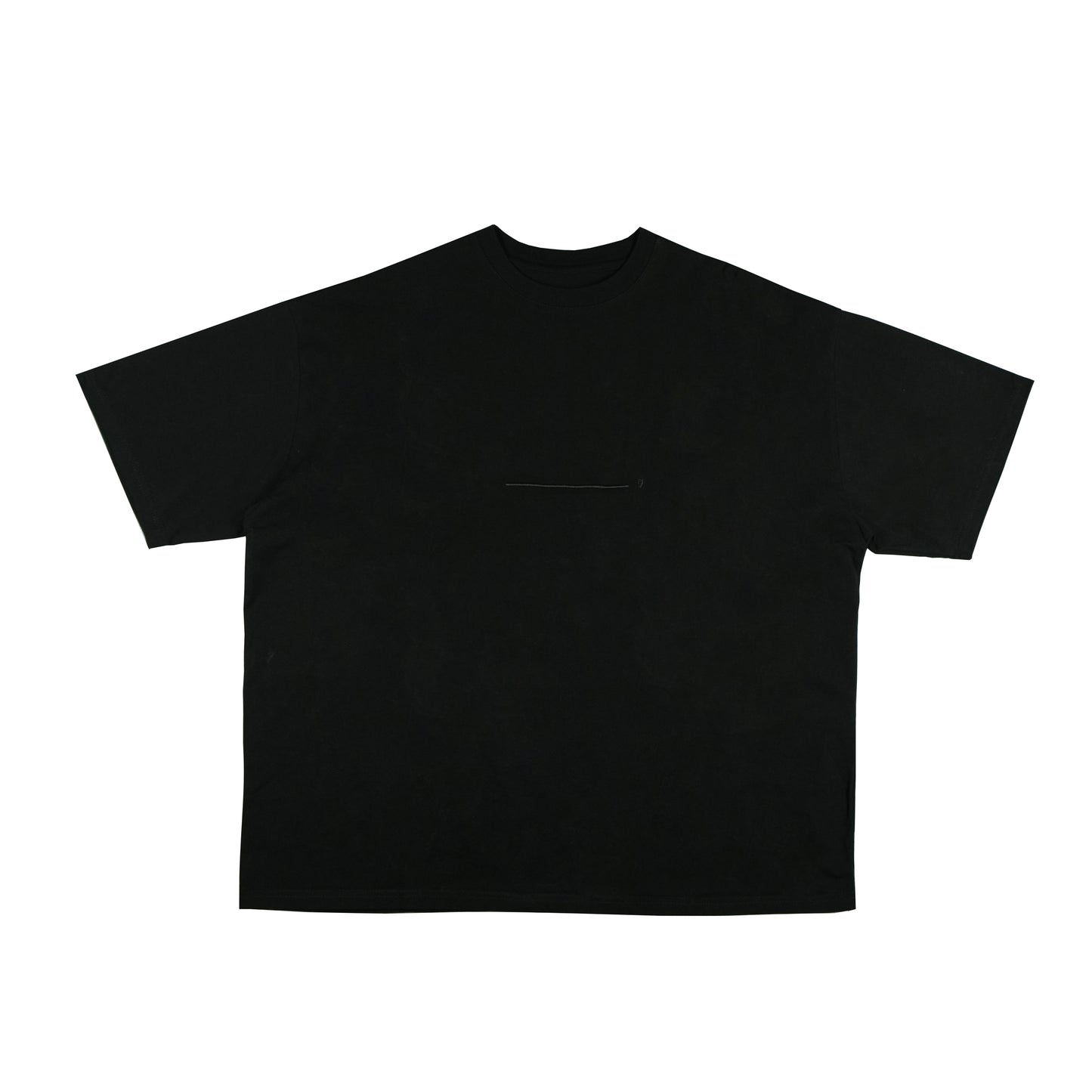 Toson, "Flower" Patchwork T-shirt - Black