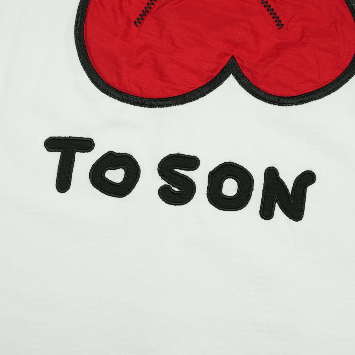 Toson, Copy of "Flower" Patchwork T-shirt - White