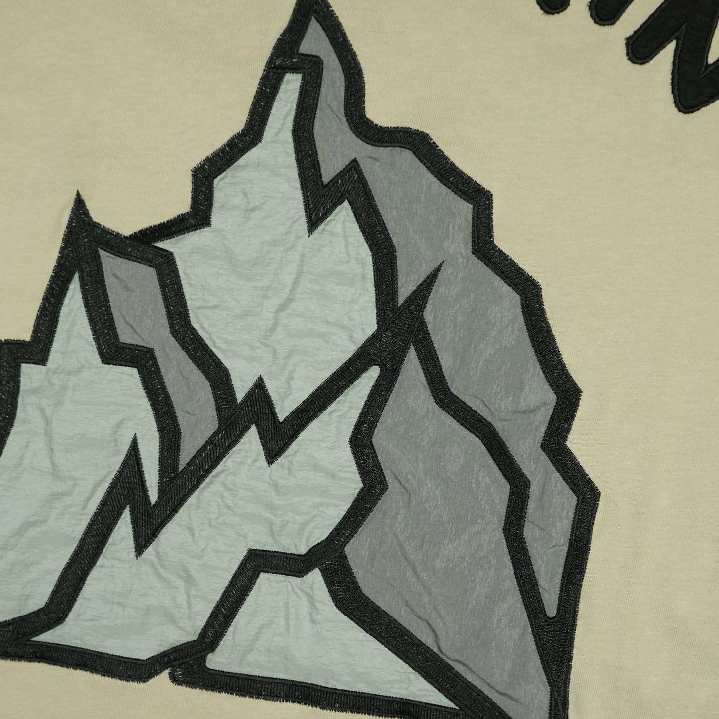 Toson, "Mountain" Patchwork T-shirt