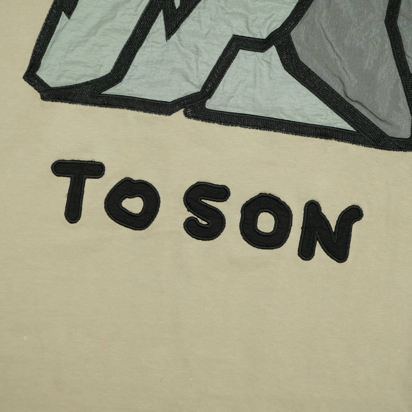 Toson, "Mountain" Patchwork T-shirt