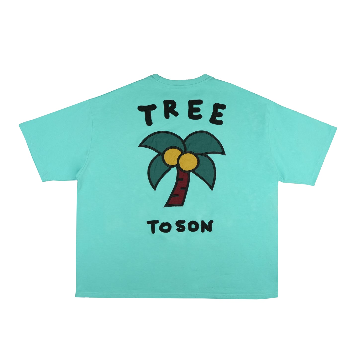 Toson, "Tree" Patchwork T-shirt