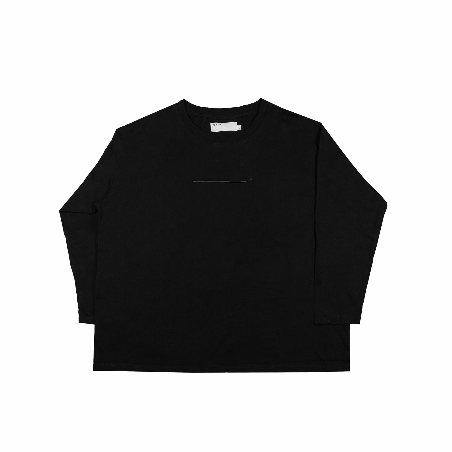 Toson, Copy of "Double Black Flower" Patchwork T-shirt