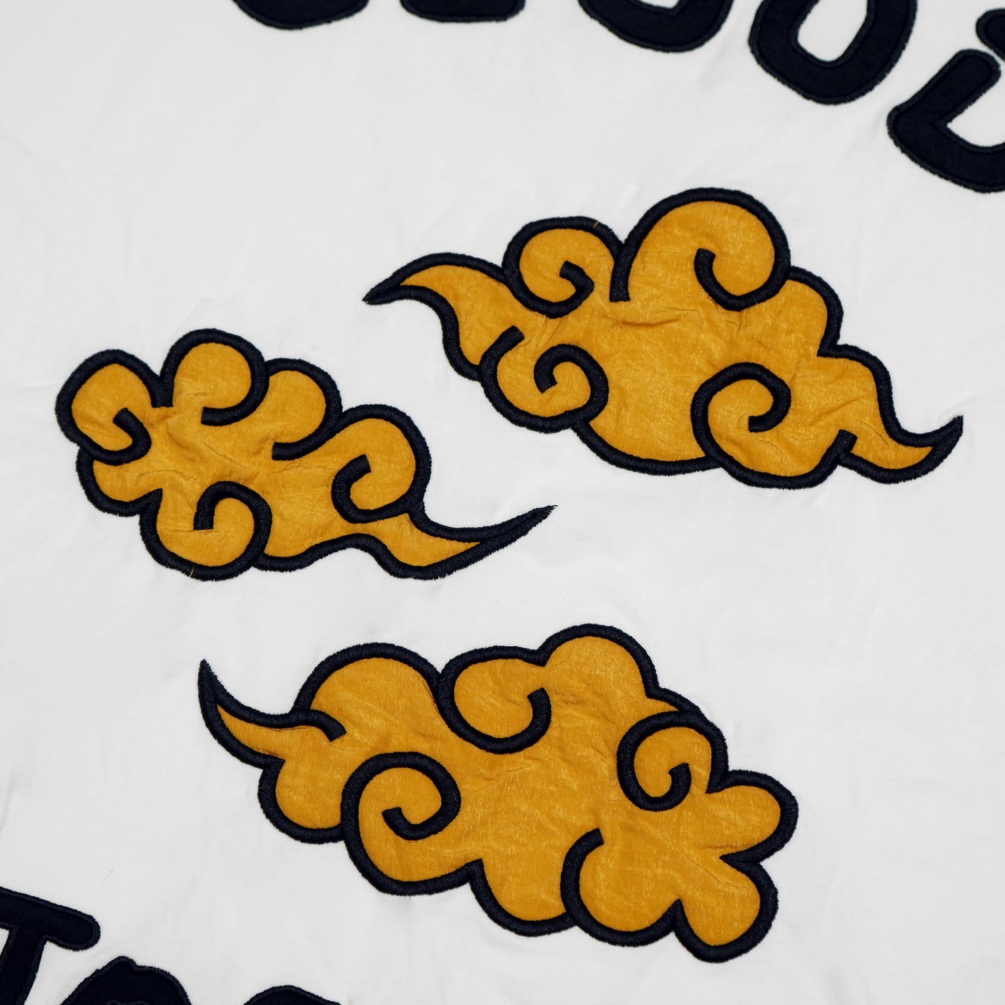 Toson, "Cloud" Patchwork Long Sleeve T-shirt - White