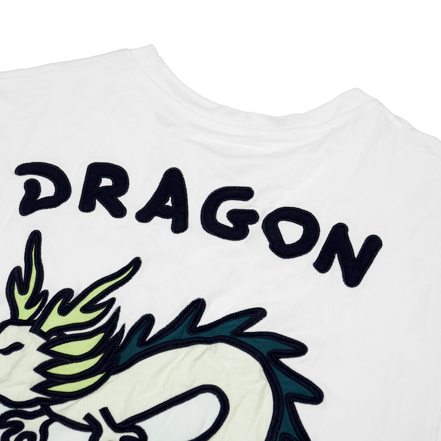 Toson, "Dragon" Patchwork Long Sleeve T-shirt