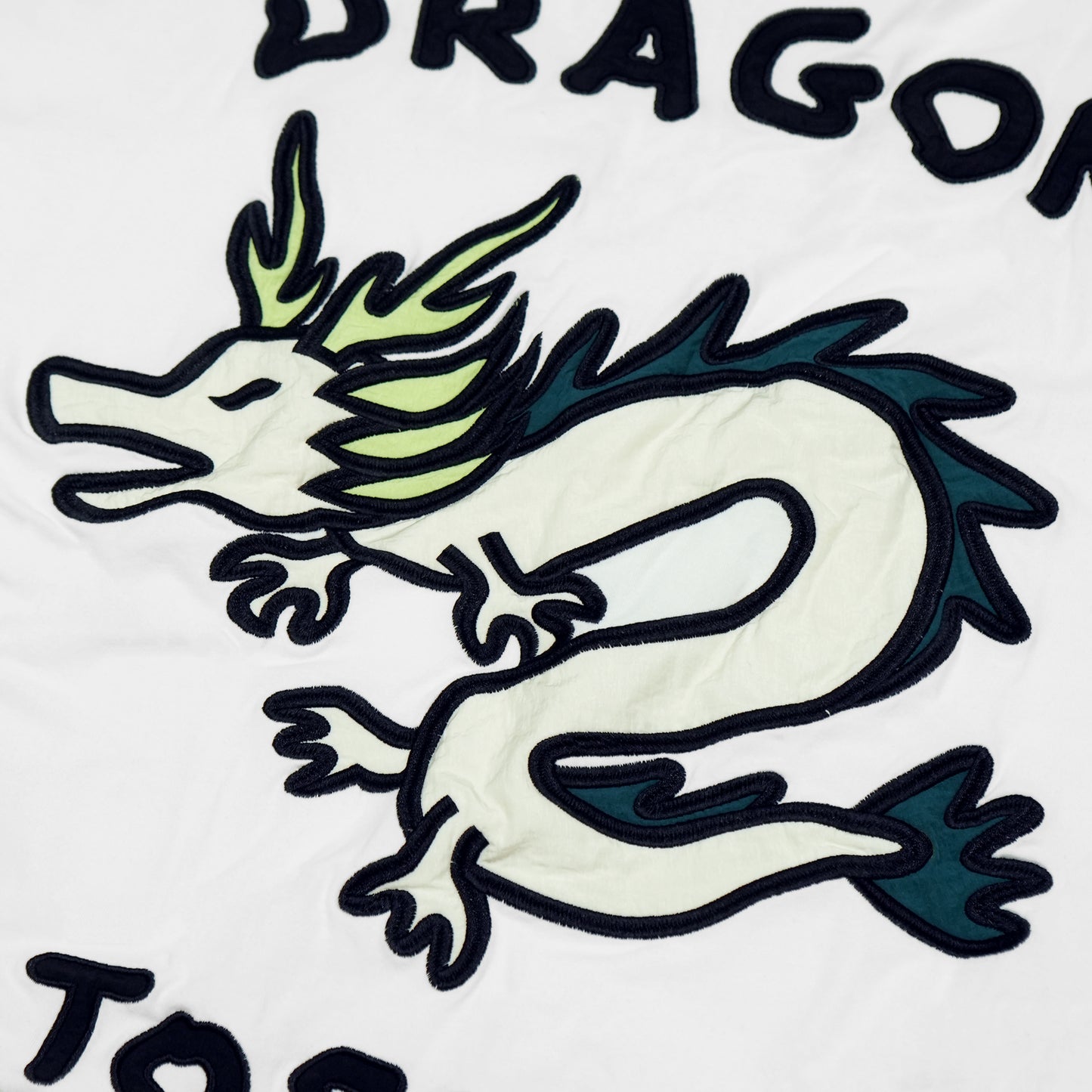 Toson, "Dragon" Patchwork Long Sleeve T-shirt