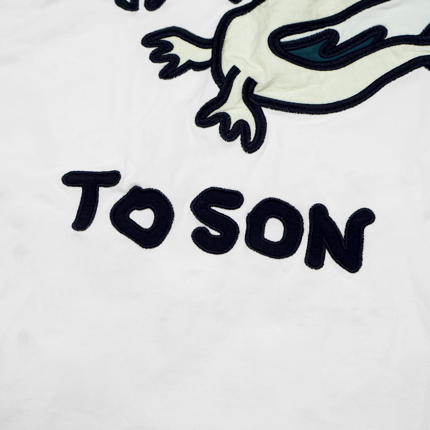 Toson, "Dragon" Patchwork Long Sleeve T-shirt