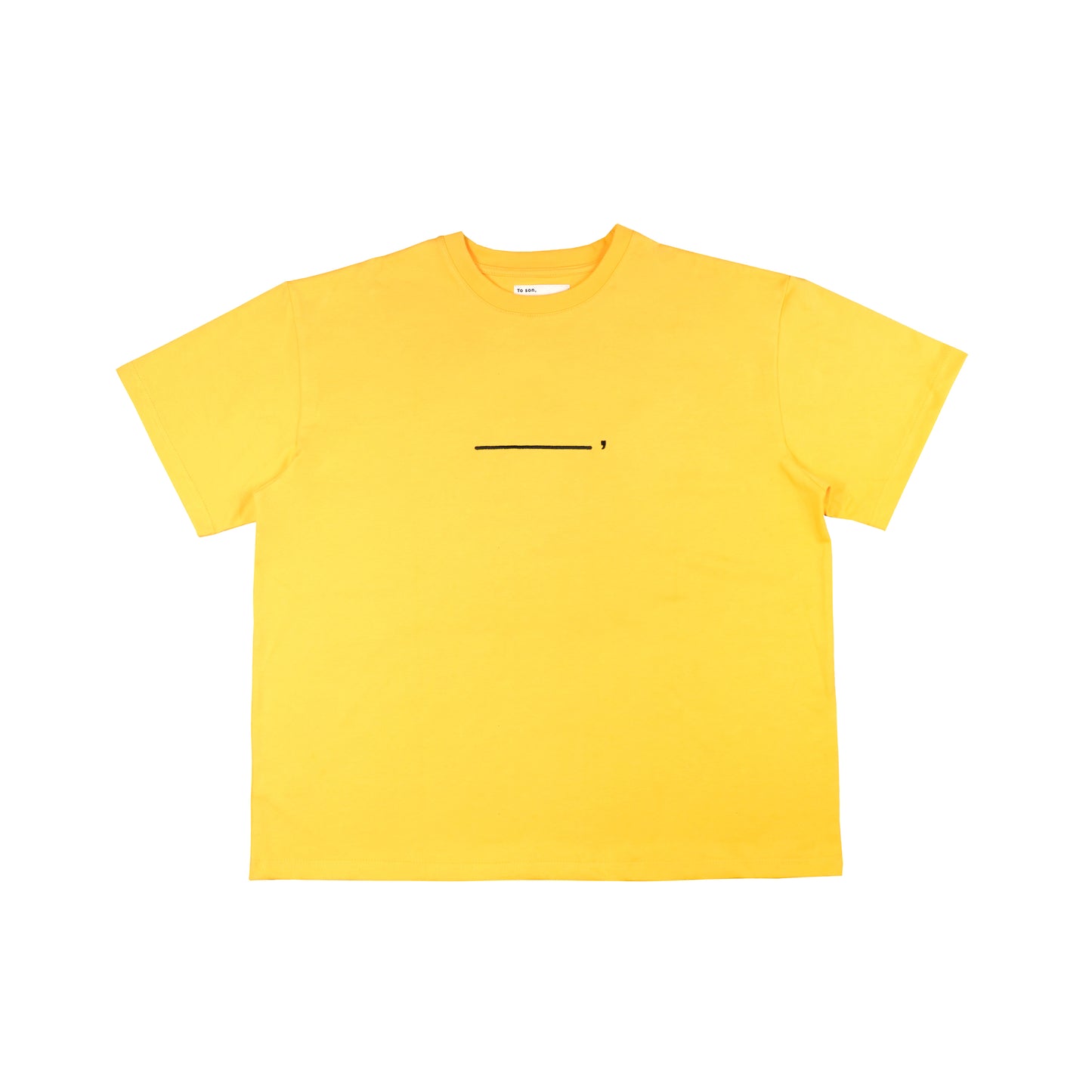 Toson, "Matryoshka" Patchwork T-shirt - Yellow