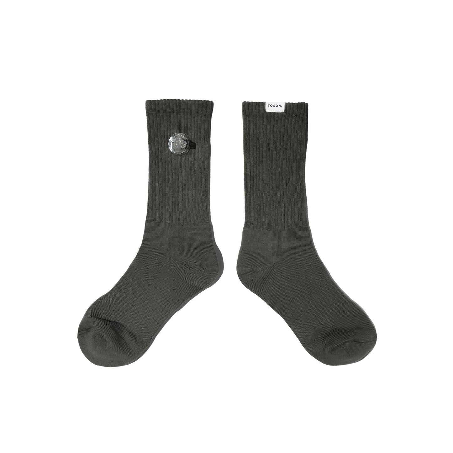 Toson, Inflatable Socks 2 Pack in White + Army Green