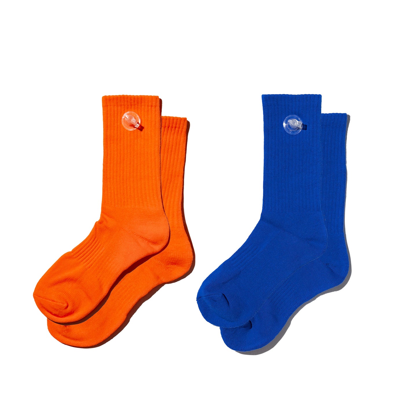 Toson, Inflatable Socks 2 Pack in Orange + Royal Blue