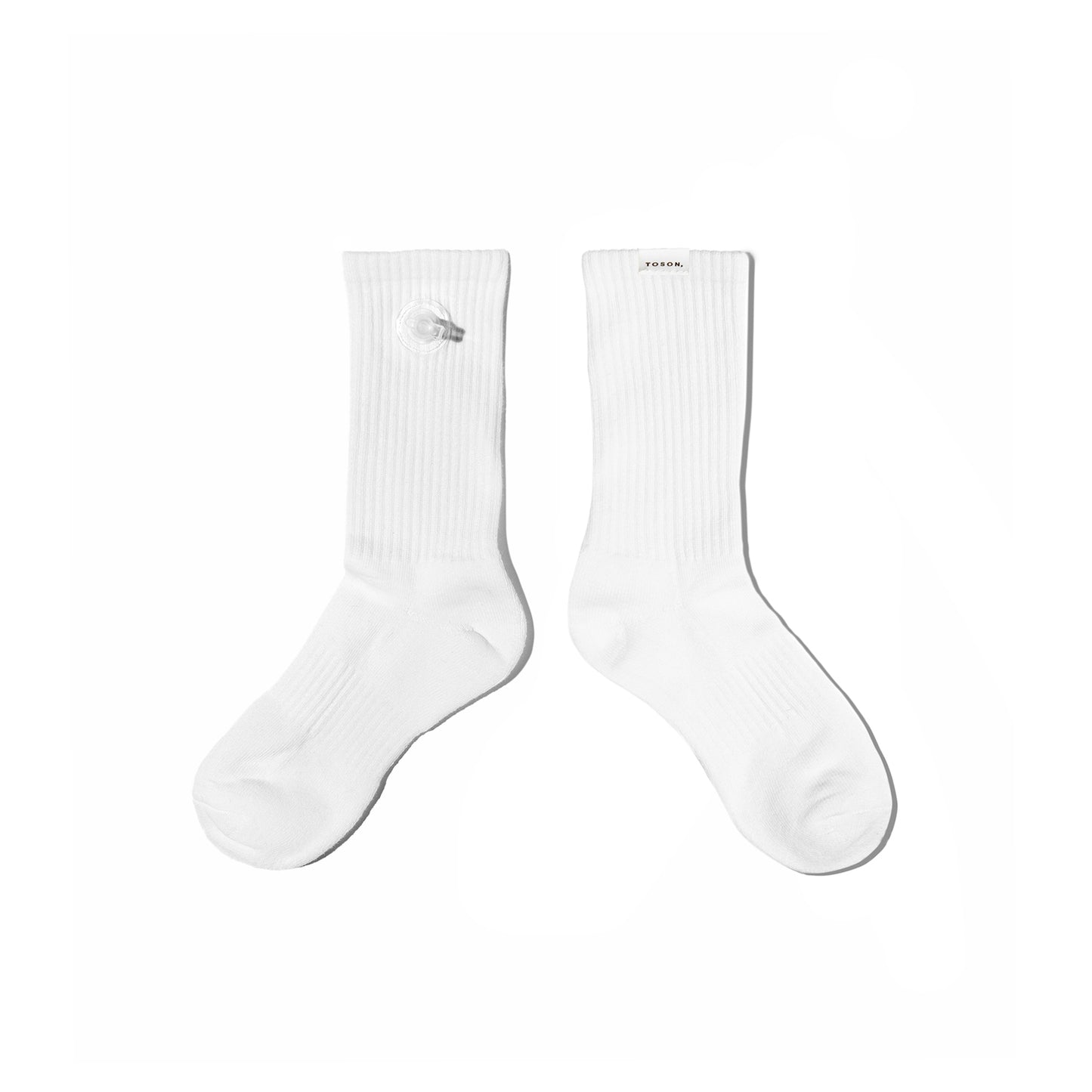 Toson, Inflatable Socks 2 Pack in White + Army Green