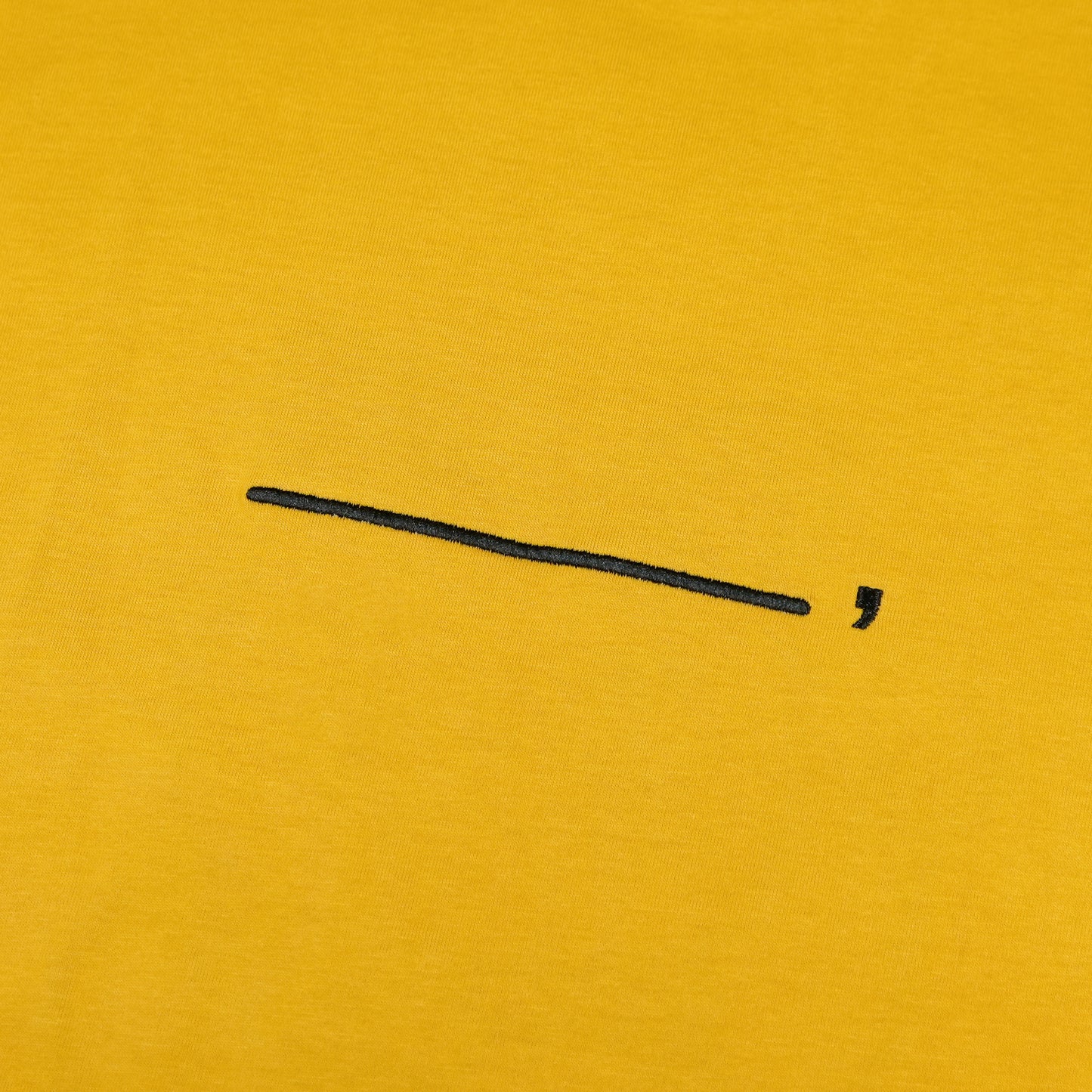 "MANEKI" Neko Patchwork T-shirt - Golden Yellow