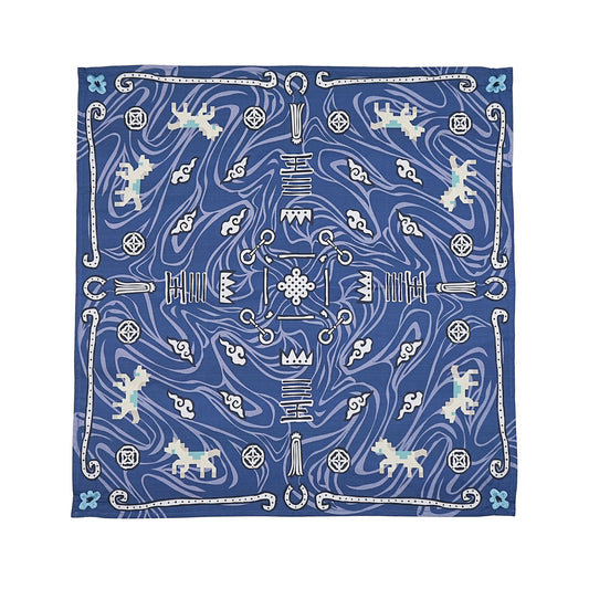 Toson, Blooming Gallop Bandana - Navy