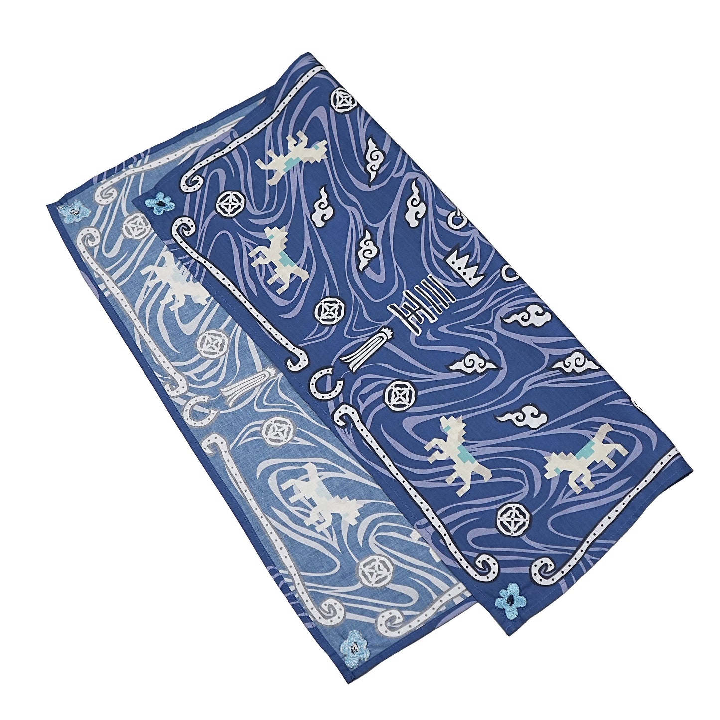 Toson, Blooming Gallop Bandana - Navy