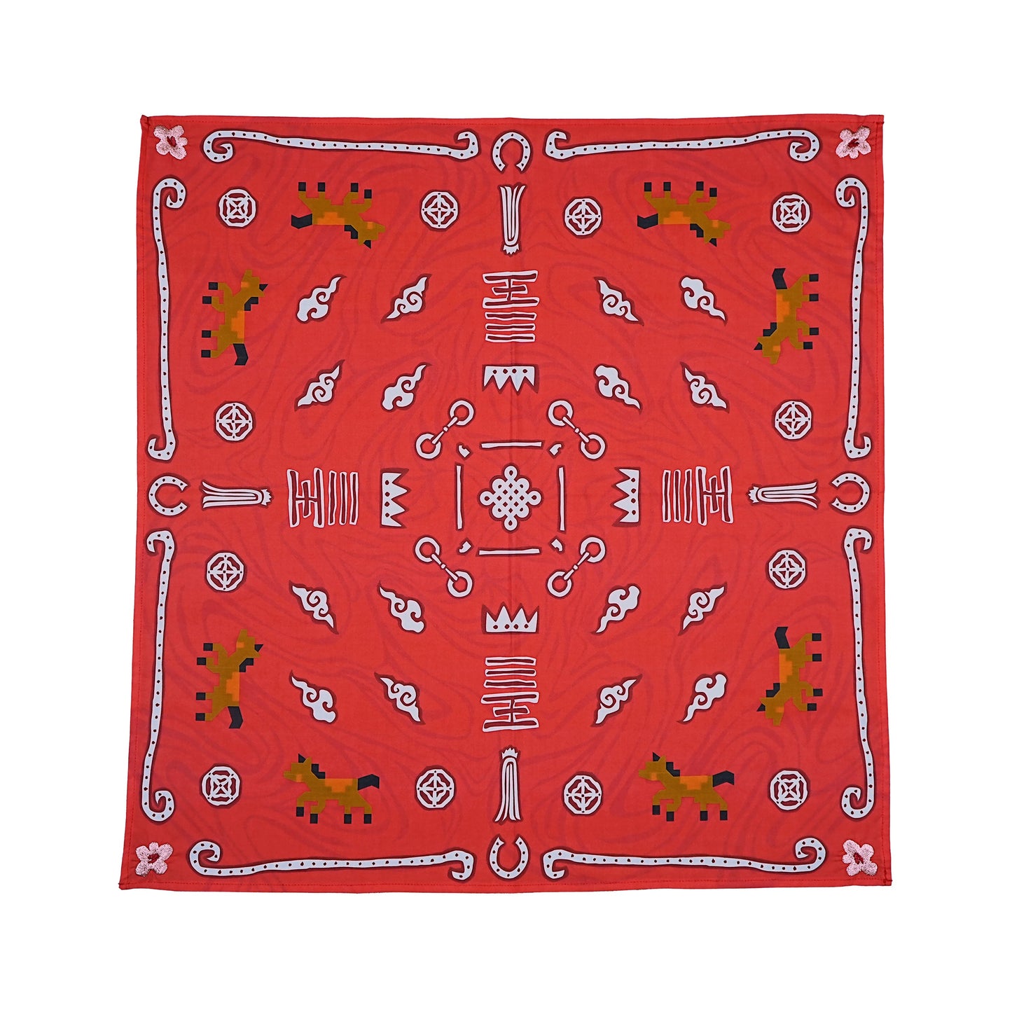 Toson, Blooming Gallop Bandana - Red