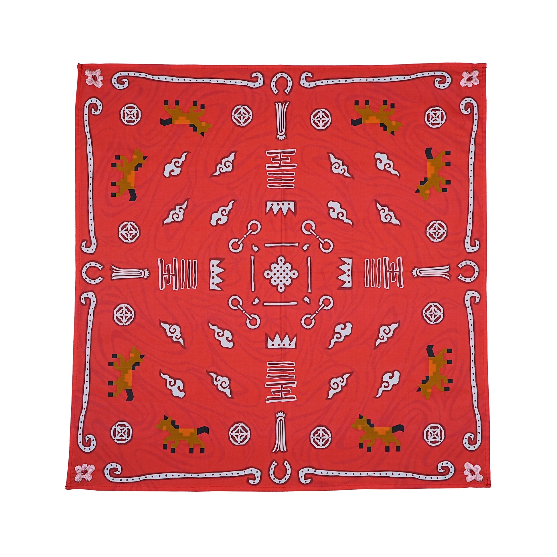 Toson, Blooming Gallop Bandana - Red