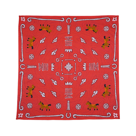 Toson, Blooming Gallop Bandana - Red