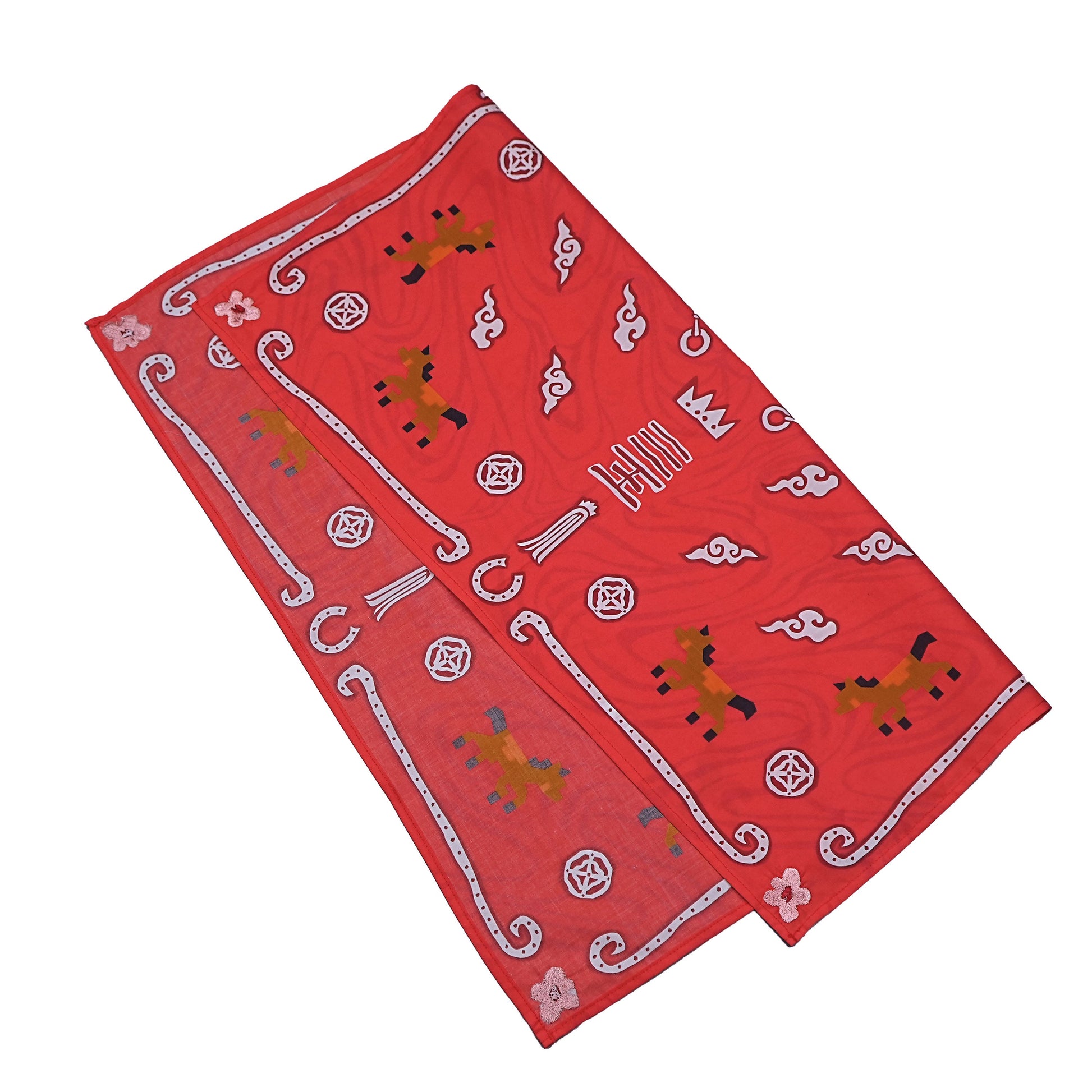 Toson, Blooming Gallop Bandana - Red