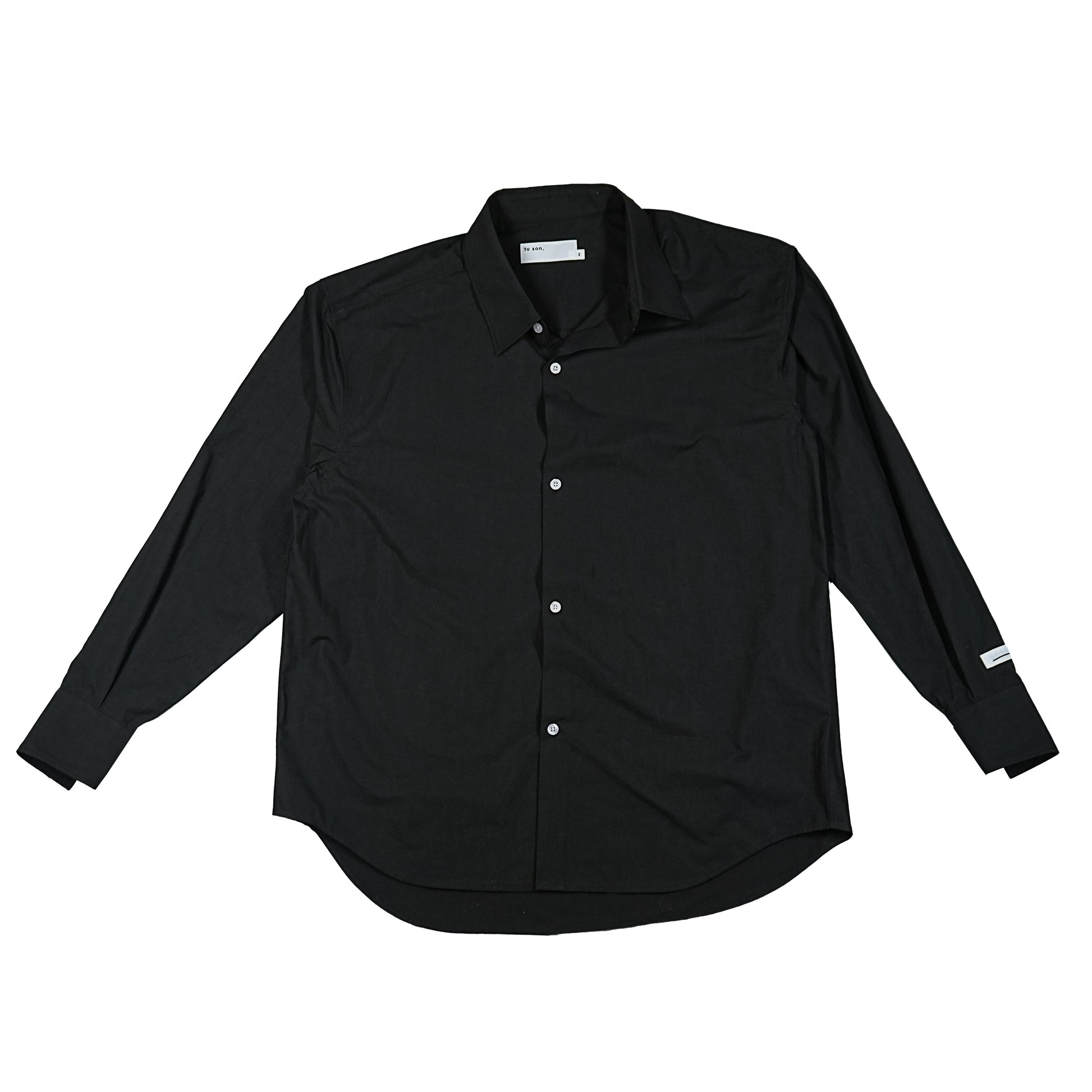 Toson, Glitch Irregular Shirt - Black