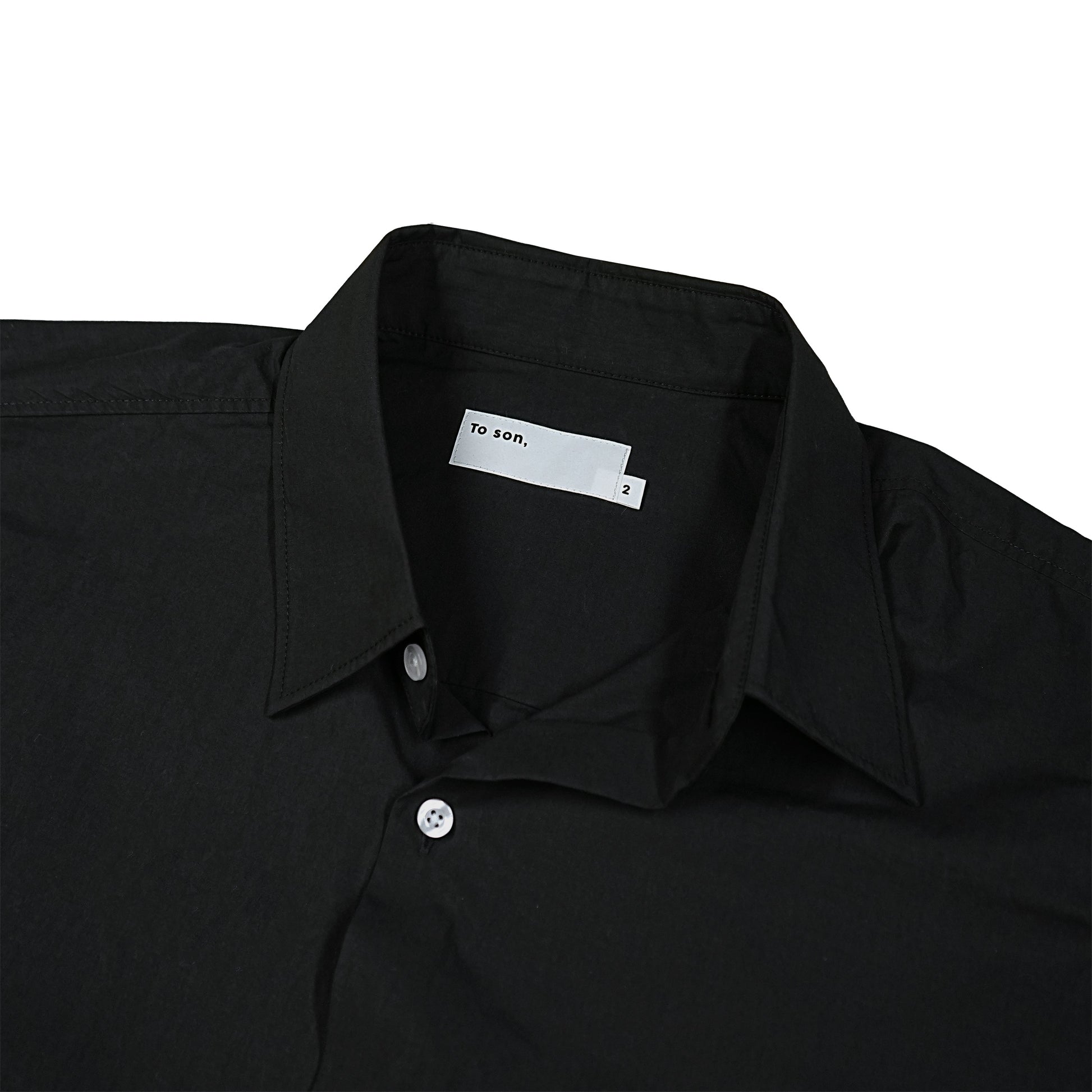 Toson, Glitch Irregular Shirt - Black