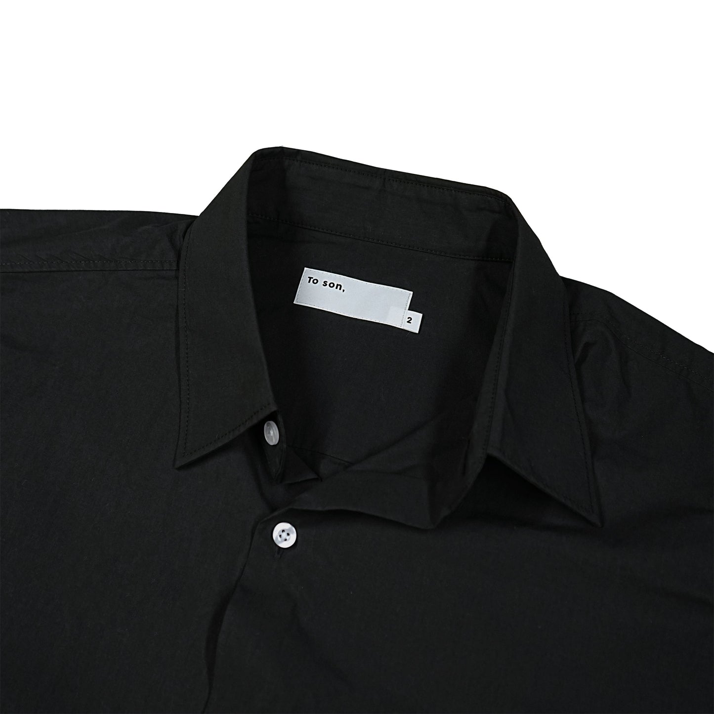 Toson, Glitch Irregular Shirt - Black