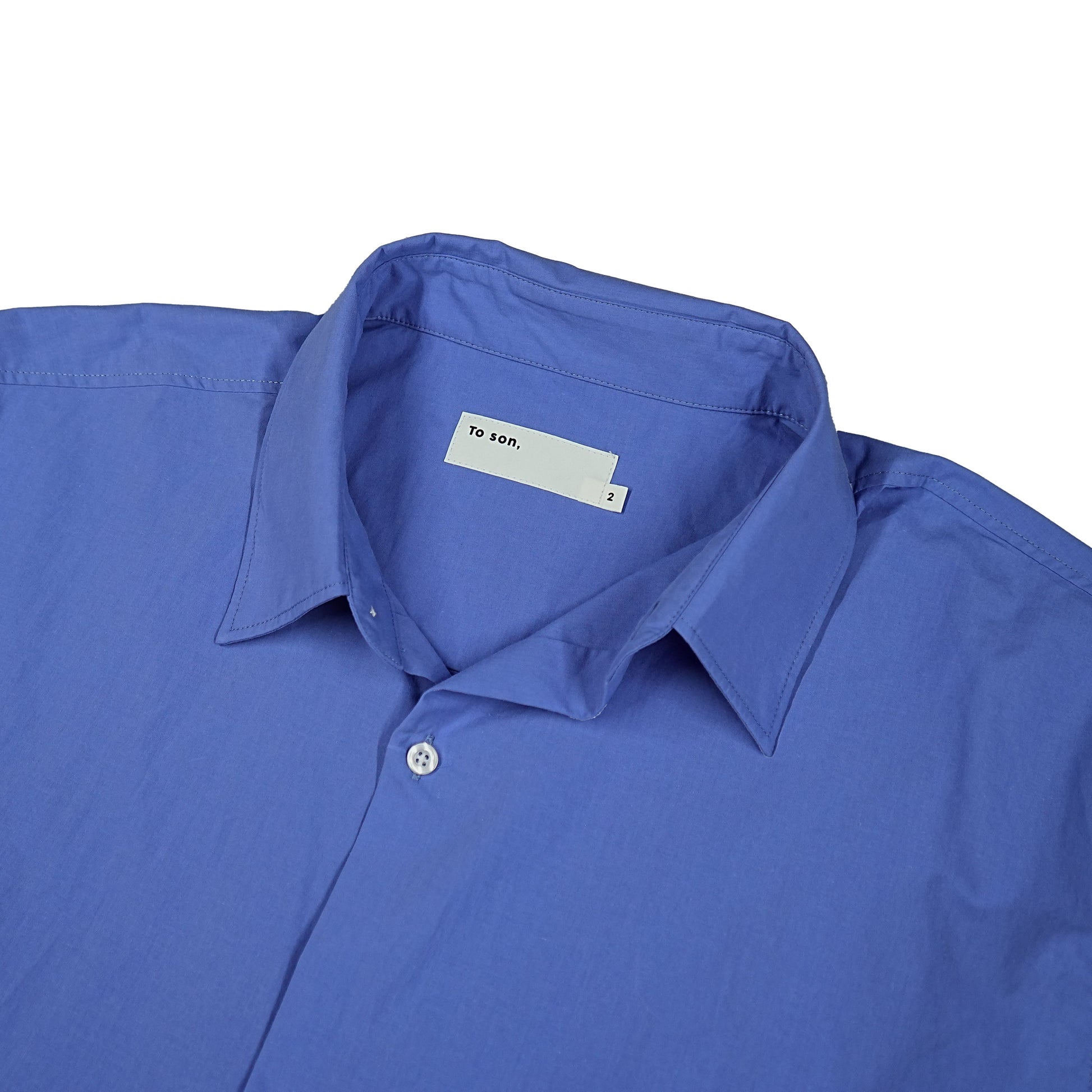 Toson, Glitch Irregular Shirt - Indigo