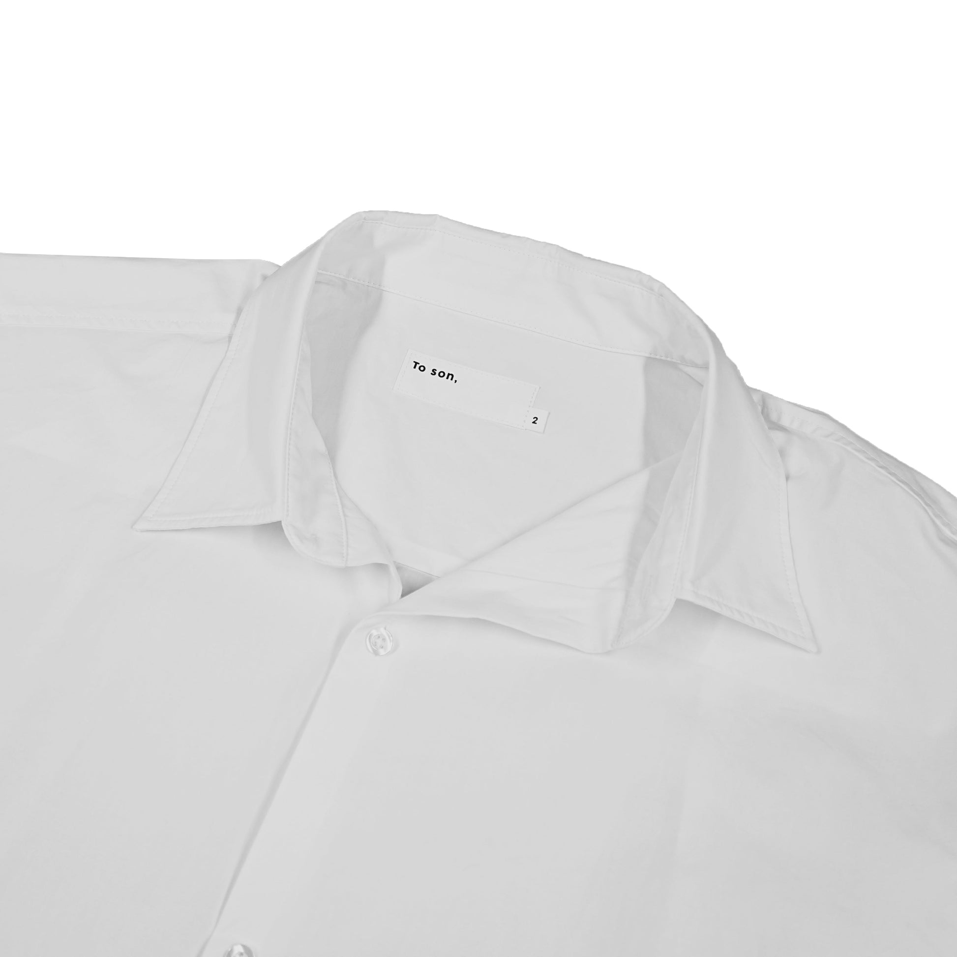 Toson, Glitch Irregular Shirt - White