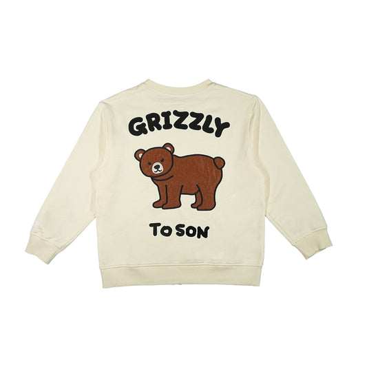Toson, Patchwork Sweatshirt - Grizzly