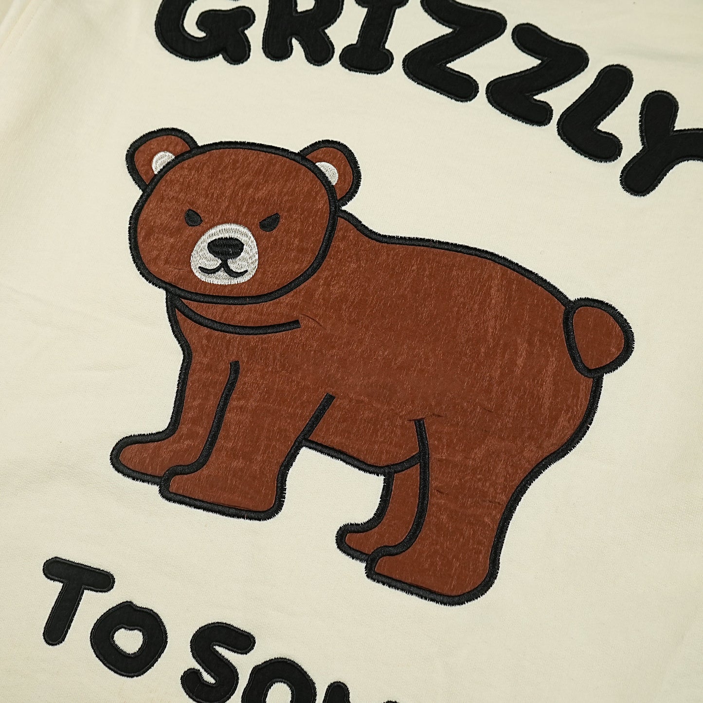 Toson, Patchwork Sweatshirt - Grizzly