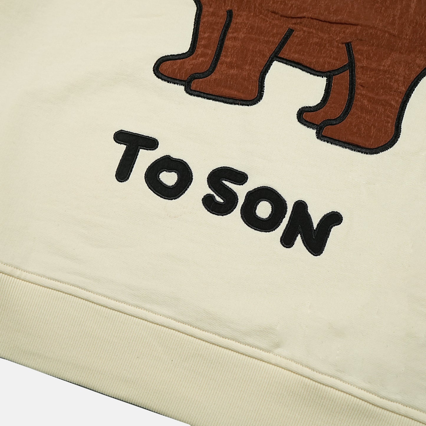 Toson, Patchwork Sweatshirt - Grizzly