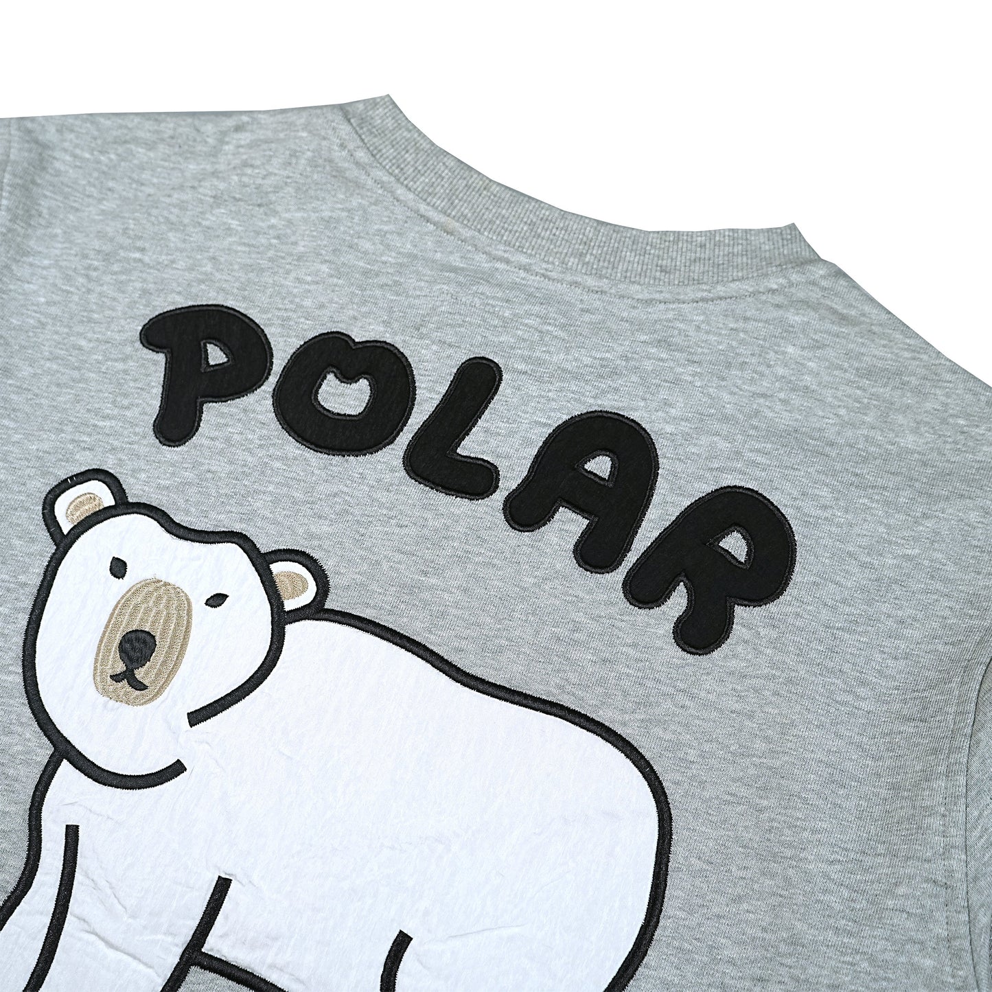 Toson, Patchwork Sweatshirt - Polar Bear