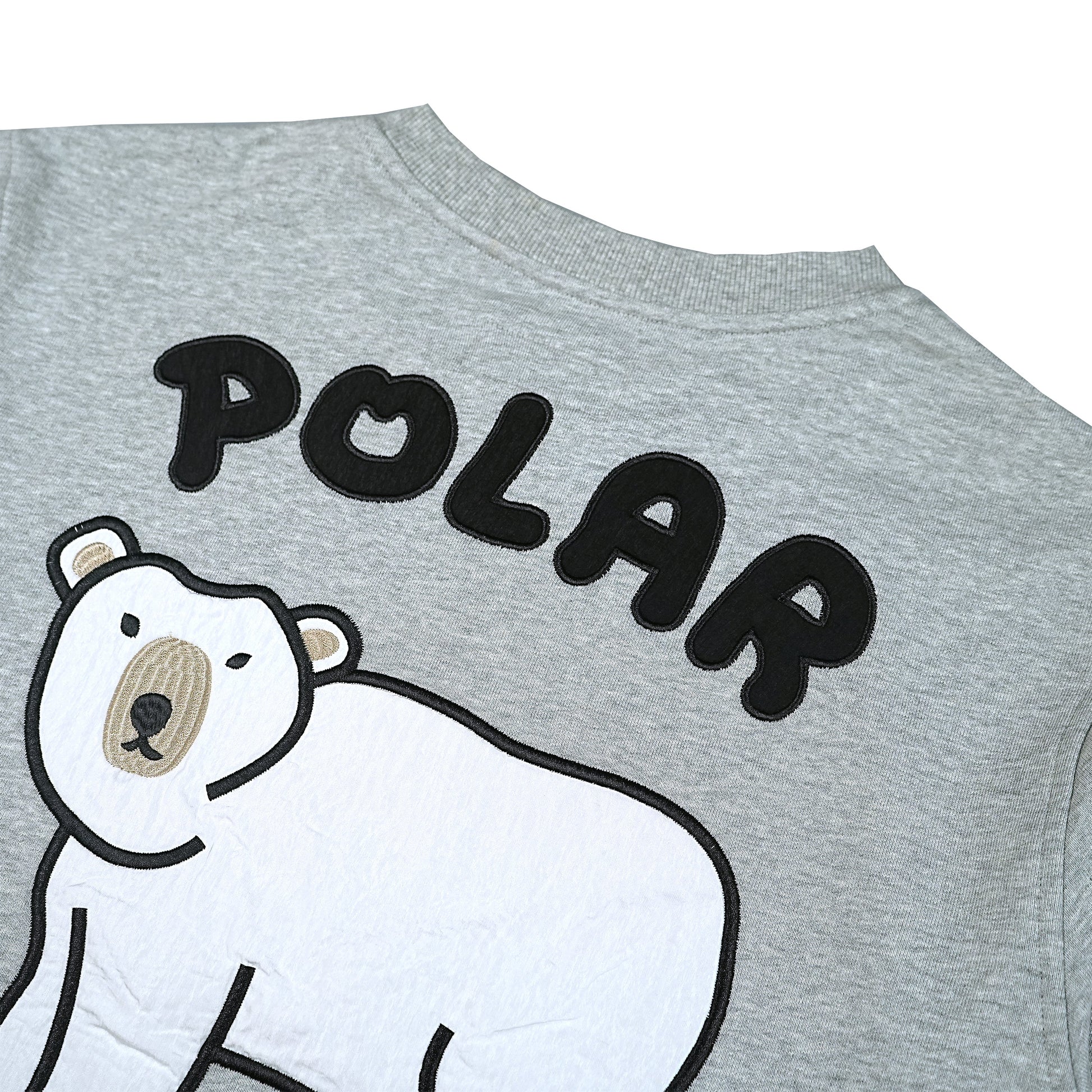 Toson, Patchwork Sweatshirt - Polar Bear