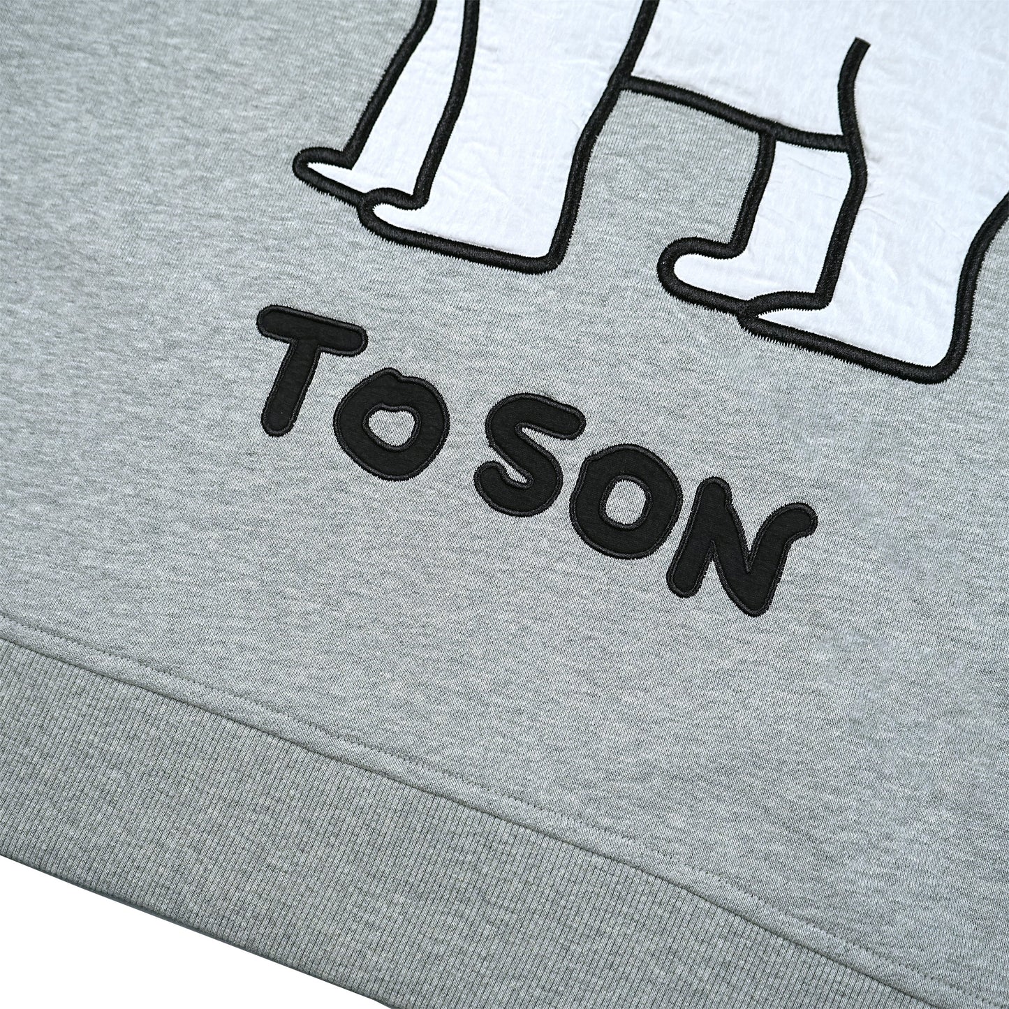 Toson, Patchwork Sweatshirt - Polar Bear