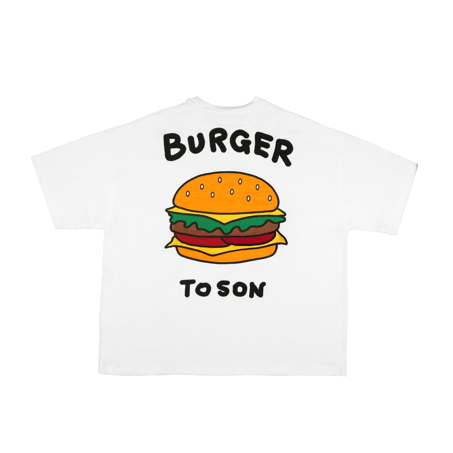 Toson, "Fries" Patchwork T-shirt