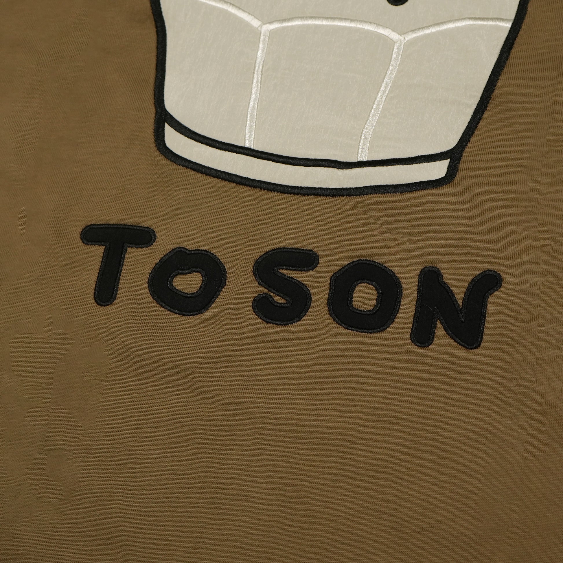 Toson, "Milk" Patchwork T-shirt