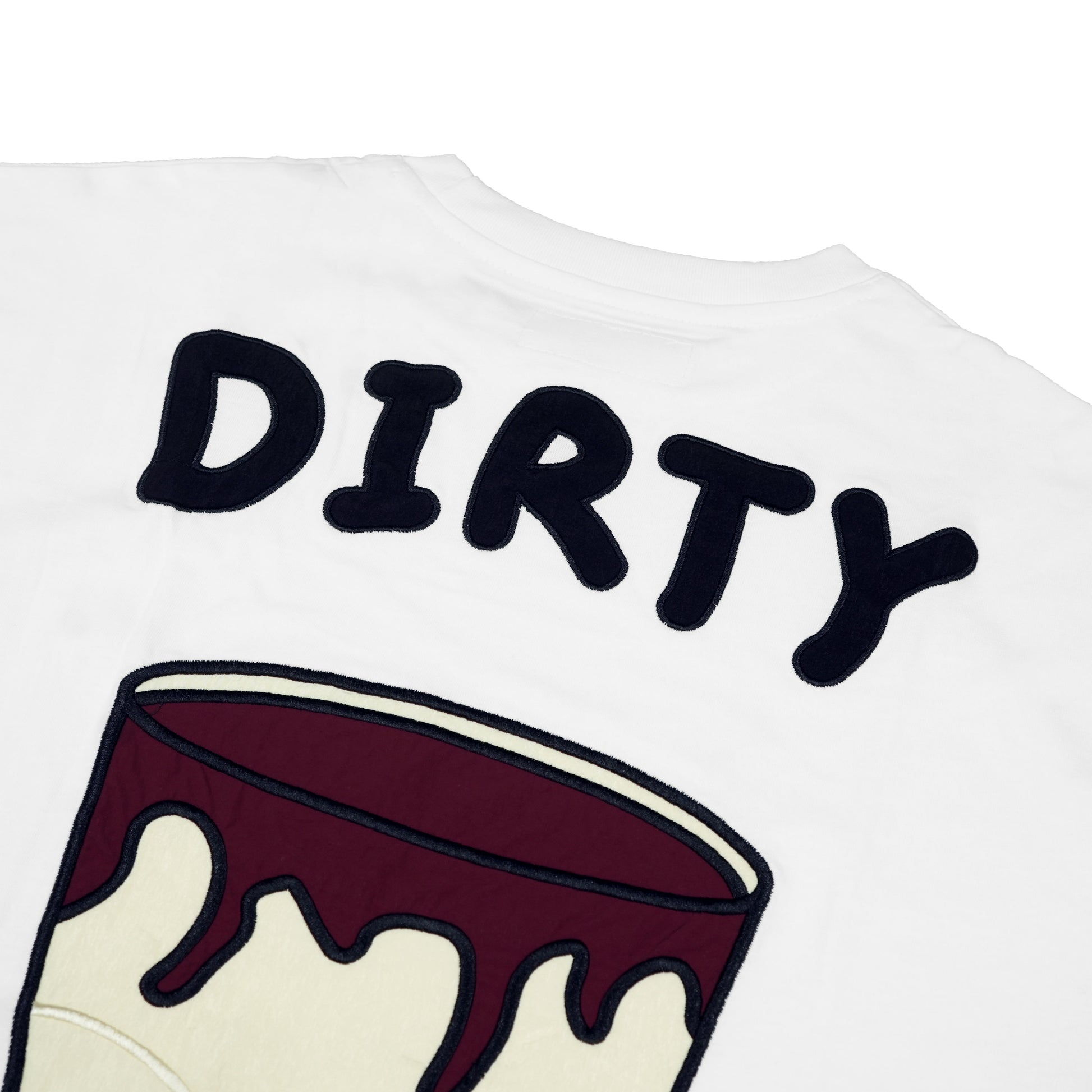 Toson, "Milk" Patchwork T-shirt