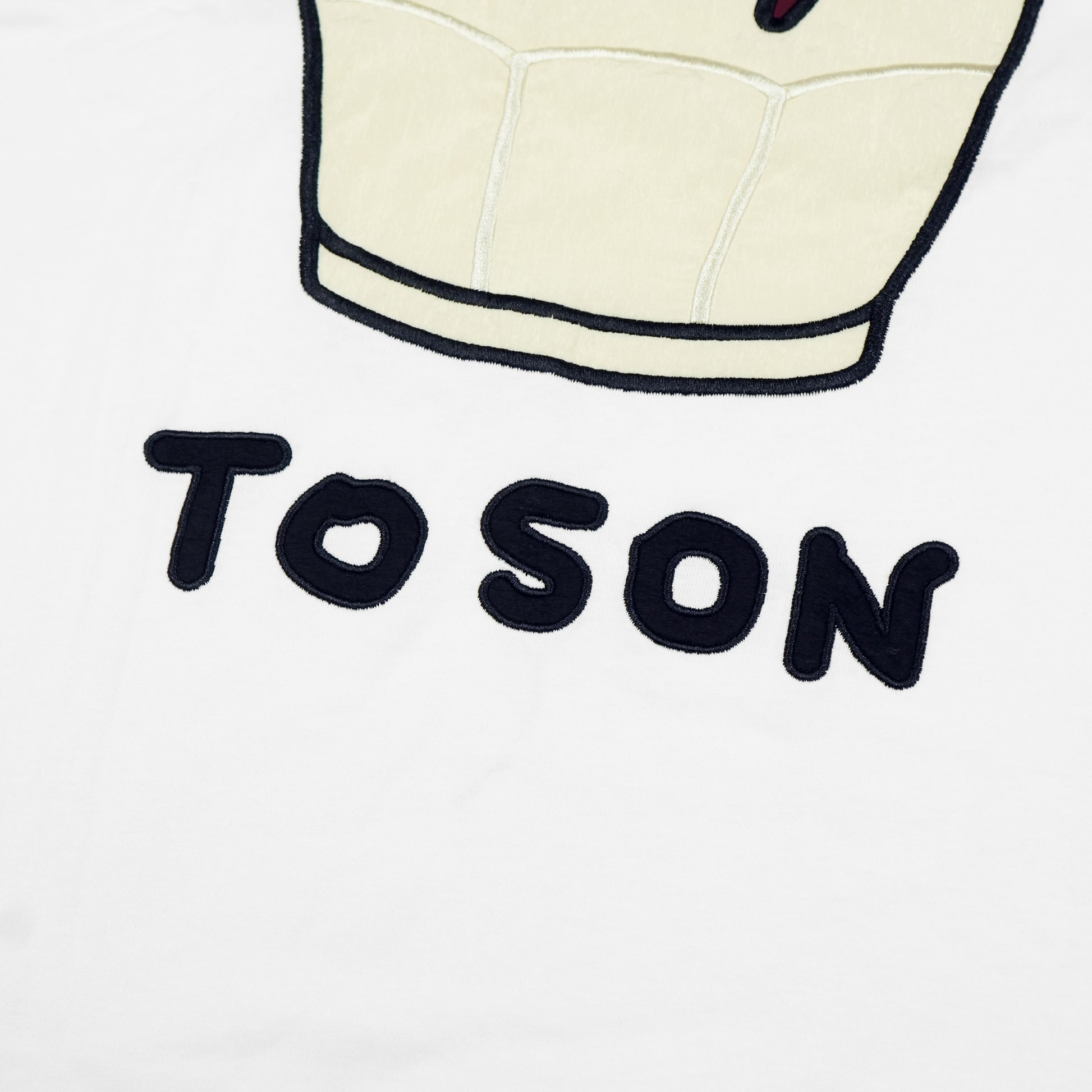 Toson, "Milk" Patchwork T-shirt