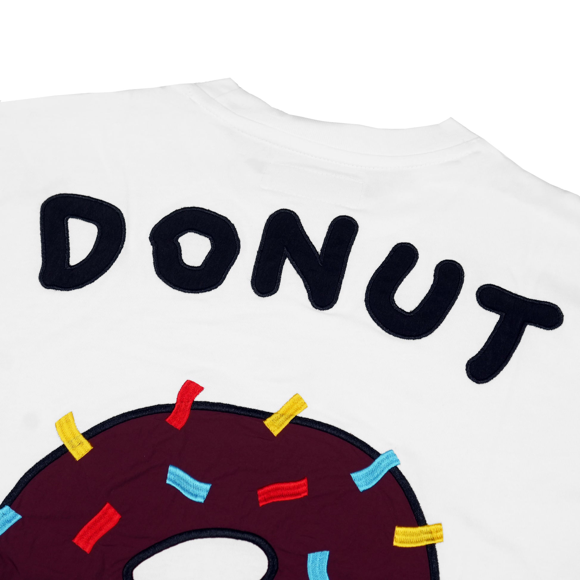 Toson, "Donut Strawberry" Patchwork T-shirt