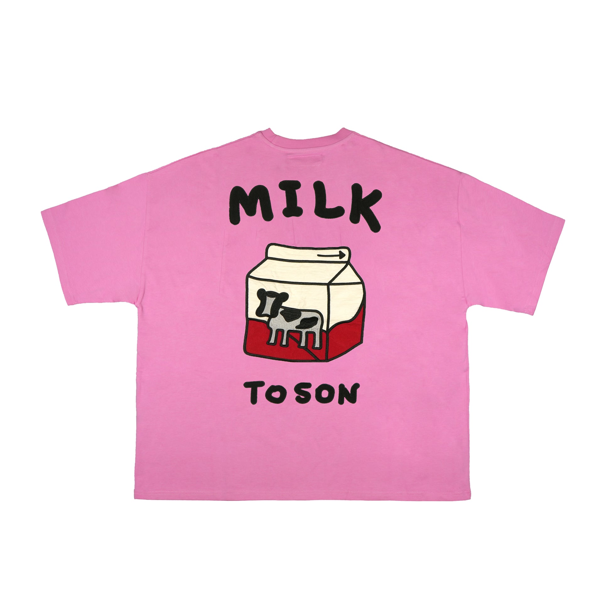 Toson, "Milk" Patchwork T-shirt