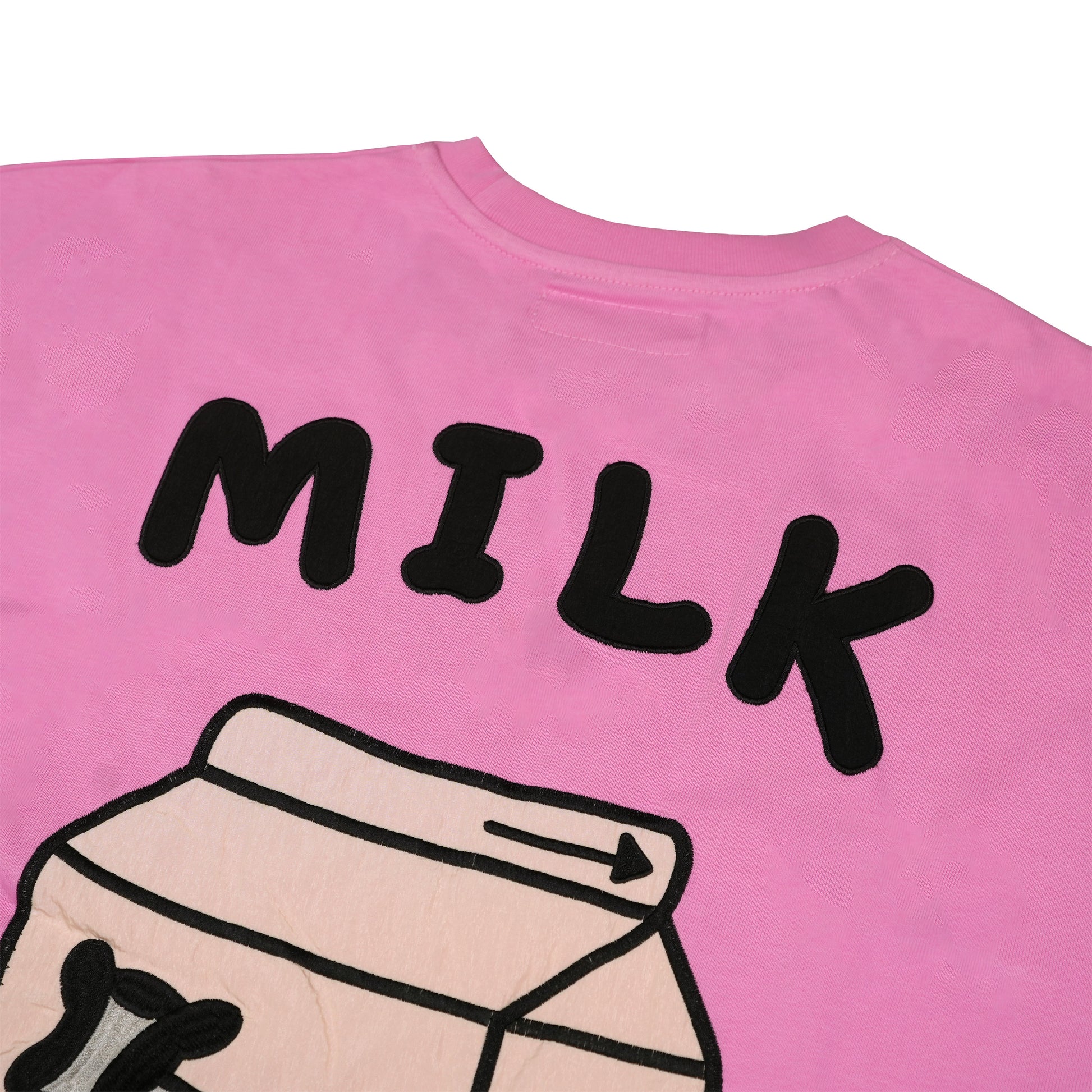 Toson, "Milk" Patchwork T-shirt